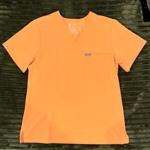 NWOT FIGS Orange Scrub Top
